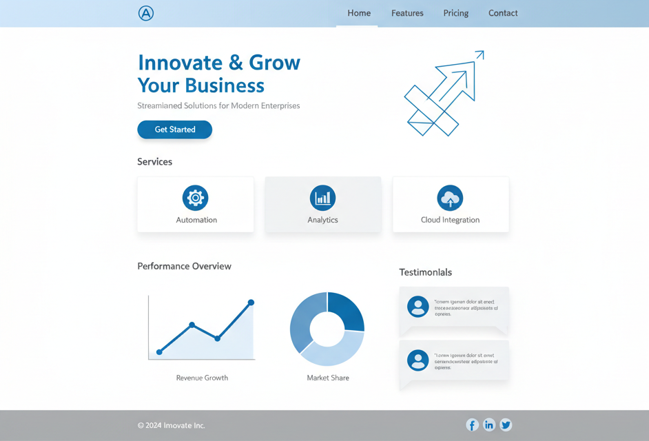 Onepager Website